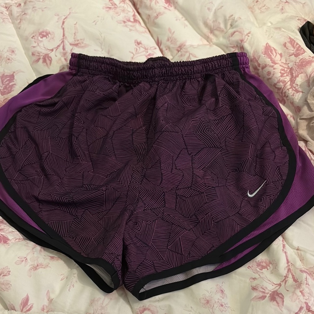 Nike Purple Athletic Shorts Dri-FIT Moisture Wicking